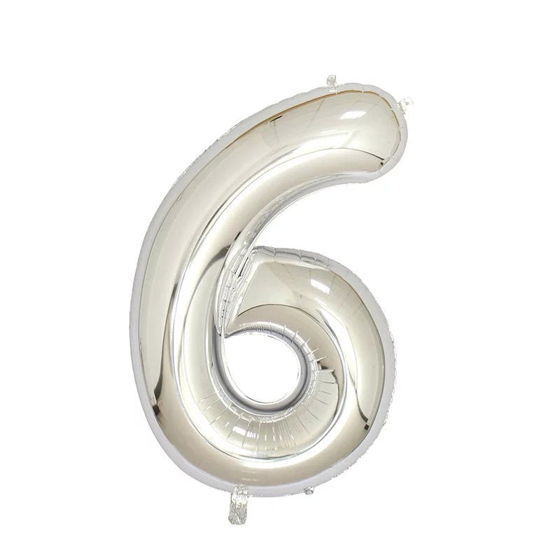 Happy 60th Birthday Balloon Banner Deluxe Party Pack - Silver