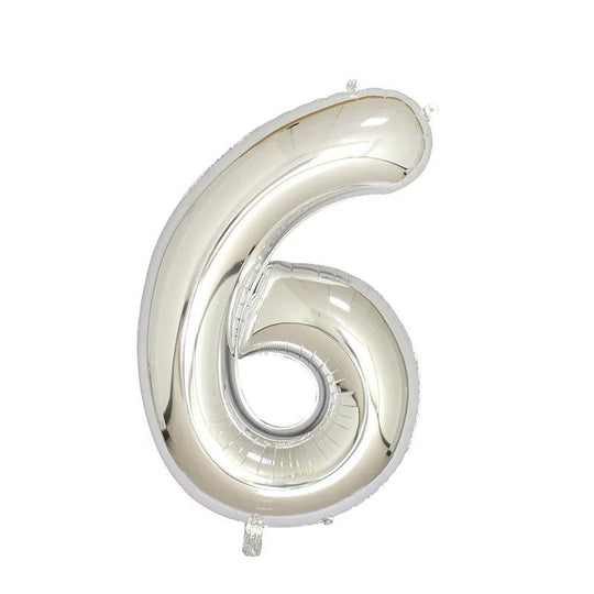 Silver Foil Party Balloon - 80cm (32