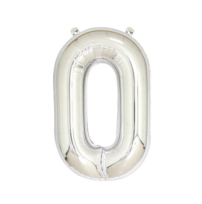 Happy 40th Birthday Balloon Banner Deluxe Party Pack - Silver